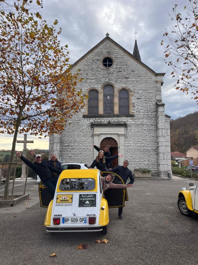 Teambuilding eco responsable 2CV verte