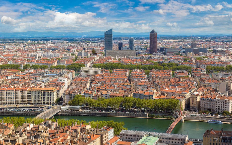 Vue panoramique de Lyon