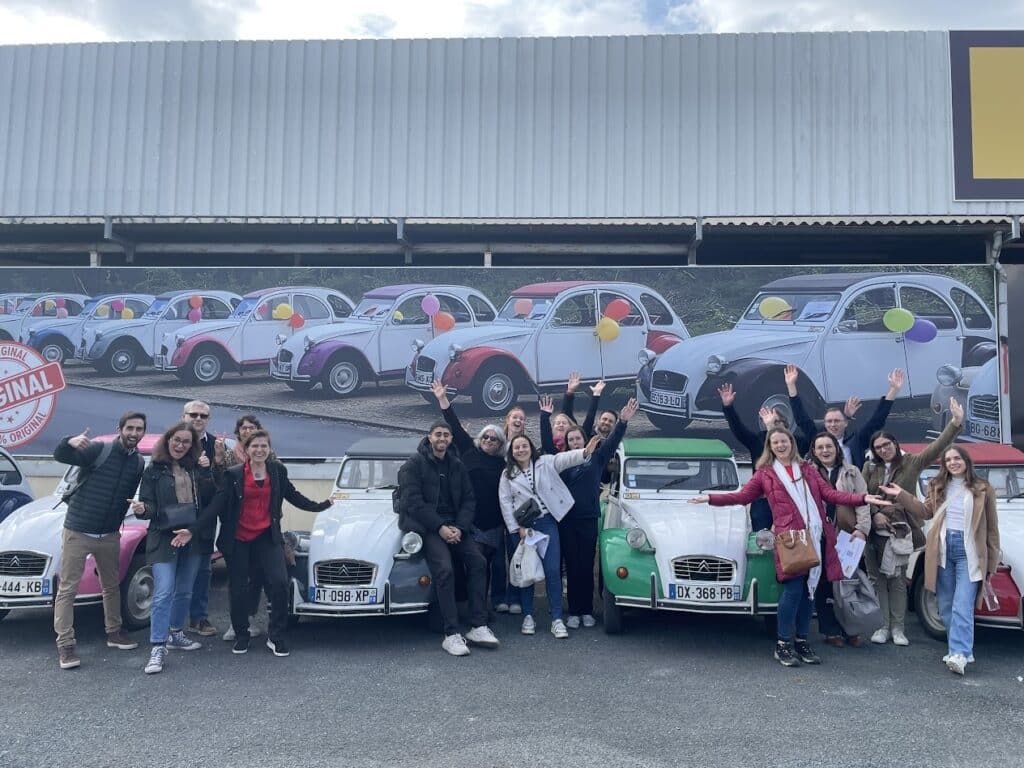 animation 2cv groupe joie